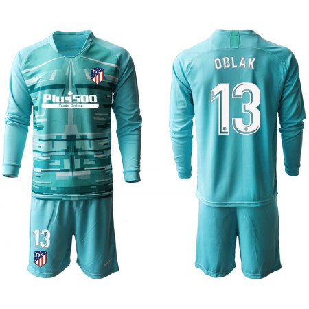 Billiga Fotbollströjor Atlético Madrid Målvakt OBLAK 13 Barn tröja III 2019/20 Långärmad